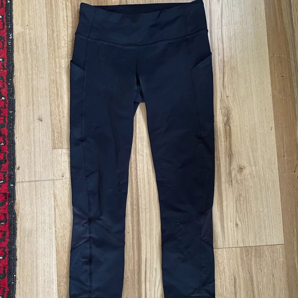 Lululemon Leggings Womens Size 4 Black Yoga Pants - Picture 4 of 5